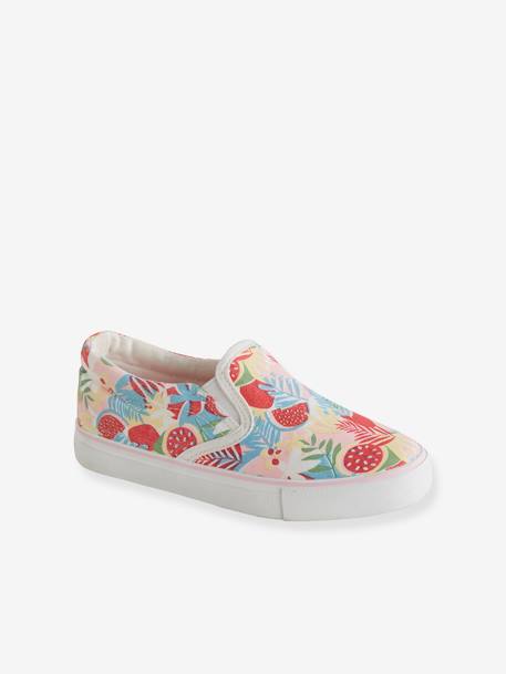 Tennis slip-on fille GRENADINE+TROPICAL AOP 