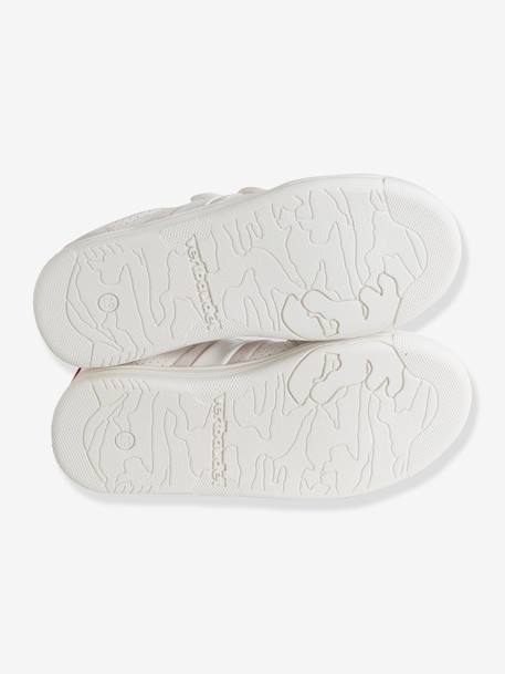 Tennis scratchées garçon BLANC+NAVY 