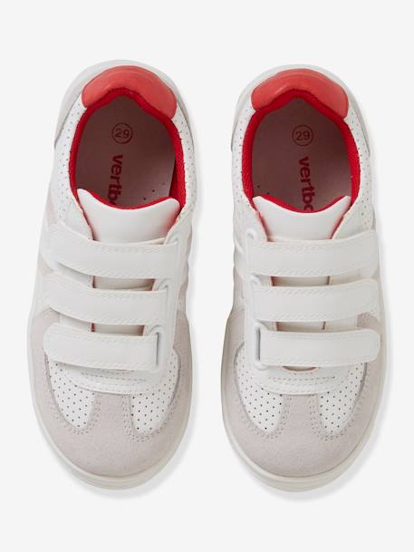 Tennis scratchées garçon BLANC+NAVY 