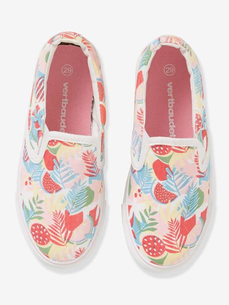 Tennis slip-on fille GRENADINE+TROPICAL AOP 