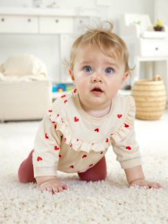 Bébé-Ensemble bébé fille sweat à volant + legging