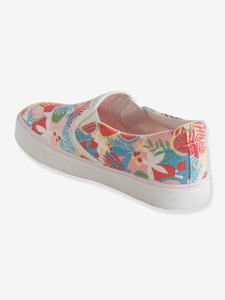 Tennis slip-on fille GRENADINE+TROPICAL AOP 
