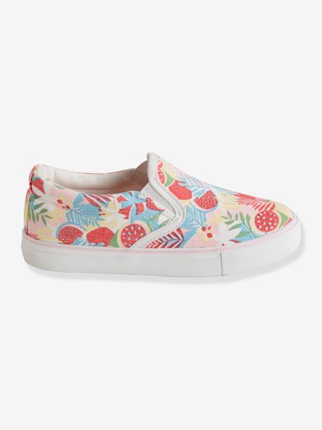 Tennis slip-on fille GRENADINE+TROPICAL AOP 