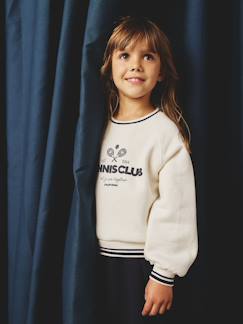 Mädchen-Pullover, Strickjacke, Sweatshirt-Mädchen Sport-Sweatshirt mit Recycling-Polyester