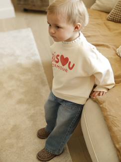 Bébé-Ensemble-Ensemble sweat-shirt et jean large bébé