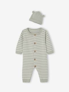 Bébé-Ensemble naissance combinaison + bonnet