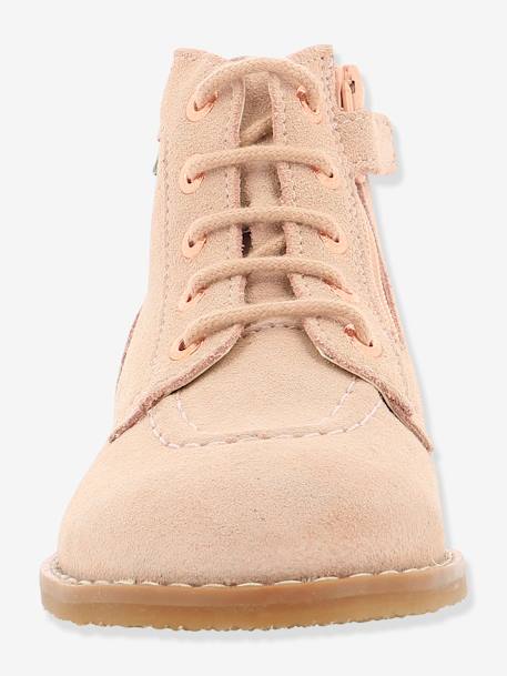 Bottines cuir fille Kouklegend KICKERS® ROSE CLAIR 
