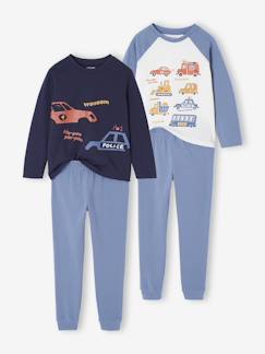 Garçon-Pyjama, surpyjama-Lot de 2 pyjamas garçon imprimés véhicules