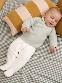 Baby-Body-Baby Geschenk-Set zur Geburt: Strickjacke, Strampler & Body