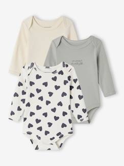 Baby-Body-Bio-Kollektion: 3er-Pack Baby Schlupfbodys
