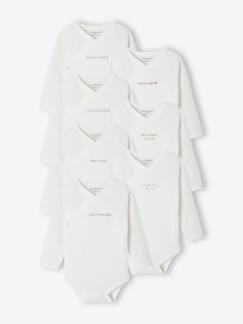 Baby-Body-7er-Pack Baby-Bodys mit Wochentagen ENVIE DE FRAISE, Bio-Baumwolle