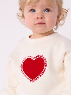 Bébé-Sweat bébé en molleton motif c½ur