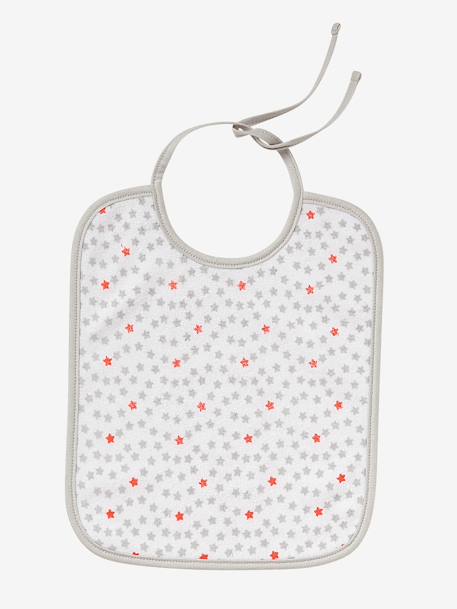 Lot de 7 bavoirs bébé VERTBAUDET Etoiles+Imprimé jungle+Motifs fruits+Motifs Noel 