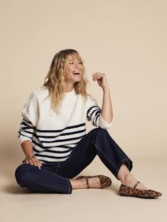 Pull marinière de grossesse