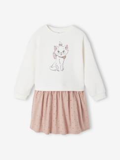 Mädchen-2-in-1 Sweatkleid mit Volantrock Mädchen