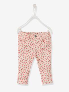 Pantalon slim bébé fille ceinture pressionnée