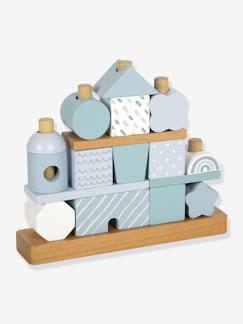 Jouet-Premier âge-Baby maison empilable bleu small foot