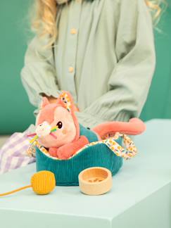 Peluche animal et son panier S