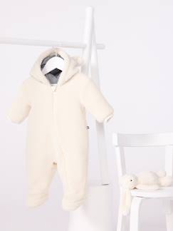 Bébé-Combipilote bébé en sherpa avec oreilles et doublée milleraies