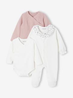 Baby-Body-Baby Geschenk-Set zur Geburt: Jäckchen, Strampler & Body