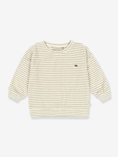 Bébé-Pull, gilet, sweat-Sweat rayé en éponge ITTY