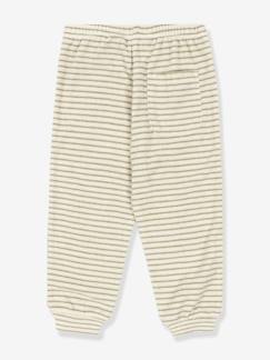 Baby-Hose, Jeans-Weite Babyhose mit Streifen aus Frottee Konges Sløjd, Bio-Baumwolle