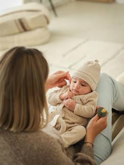 Baby-Geschenkset aus Strampler, Mütze und Rassel ENVIE DE FRAISE, personalisierbar