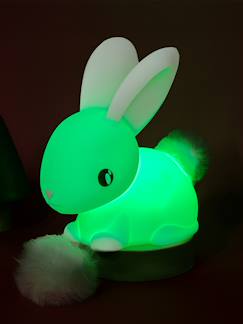 Bettwäsche & Dekoration-Nachtlicht Häschen BUNNY, farbwechselndes LED-Nachtlicht aus Silikon DHINK