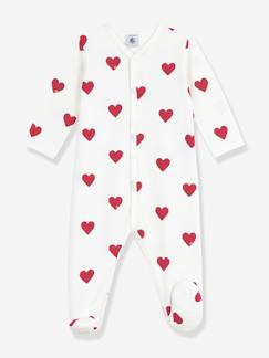Bébé-Pyjama bébé mixte en molleton imprimé coeurs