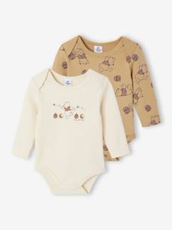Baby-Body-2er-Pack Jungen Baby Langarm-Bodys Disney WINNIE PUUH