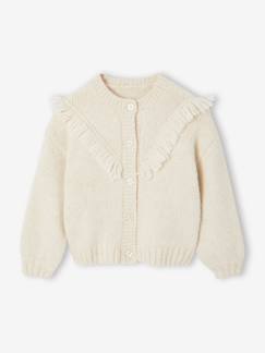 Mädchen-Pullover, Strickjacke, Sweatshirt-Mädchen Cardigan mit Fransen
