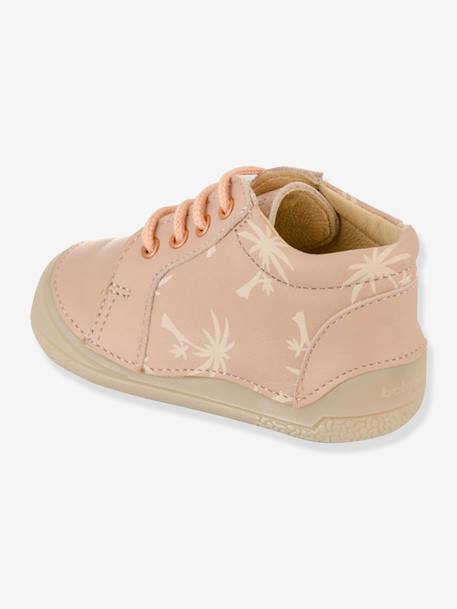 Baby Mädchen Schnürboots ,,Zowa' babybotte® puderrosa+WEISS 