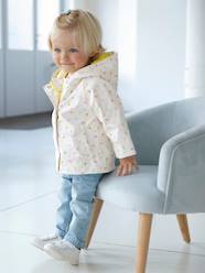 Mädchen Baby-Regenjacke mit Kapuze, bedruckt  