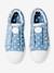 Tennis élastiquées fille en toile BLEU DENIM+NOIR+ROSE+ROSE IMPRIME 