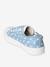 Mädchen Slip-on Stoffschuhe jeansblau+rosa+rosa bedruckt+schwarz 