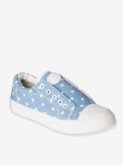 Tennis élastiquées fille en toile