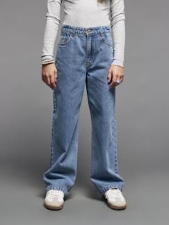Mädchen-Mädchen Loose-Fit-Jeans JONEN, Bundweite verstellbar