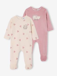 2er-Pack Samt-Schlafanzüge Disney Animals MARIE Aristocats, Baby