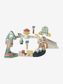 Circuit de train multi-activités en bois FSC®