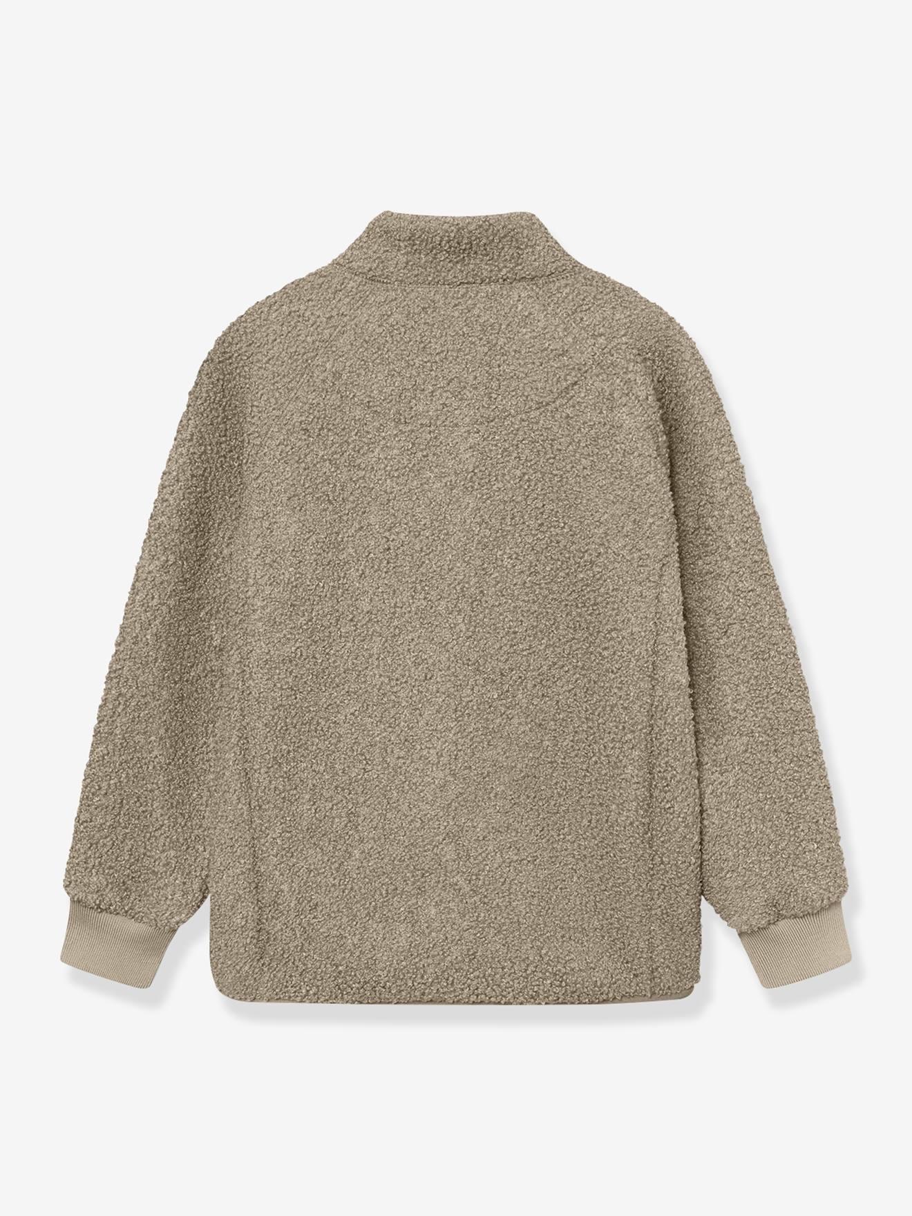 JiAmy Veste Polaire Pour Enfant - Manches Longues, Fermeture Éclair - Couleur Unie - Unisexe 1 à 5 Ans - Chaude Et Douce - Hiver - 8