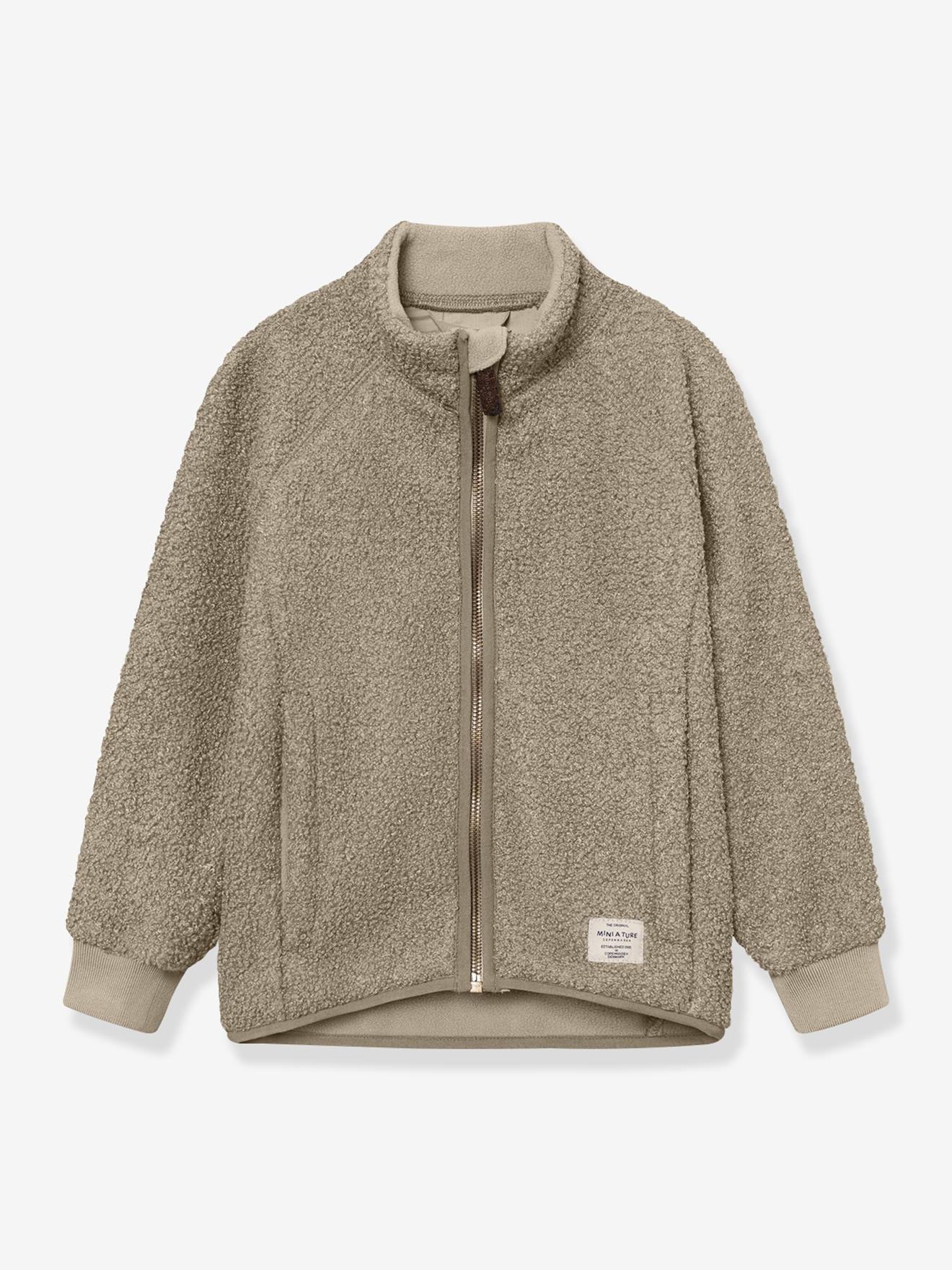 JiAmy Veste Polaire Pour Enfant - Manches Longues, Fermeture Éclair - Couleur Unie - Unisexe 1 à 5 Ans - Chaude Et Douce - Hiver - 9