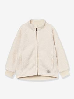 Junge-Mantel, Jacke-Jacke-Teddyfleece-Jacke mit Reissverschluss Kinder MATCEDRIC MINI A TURE