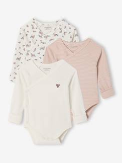 Baby-Body-Bio-Kollektion: 3er-Pack mitwachsende Baby Bodys