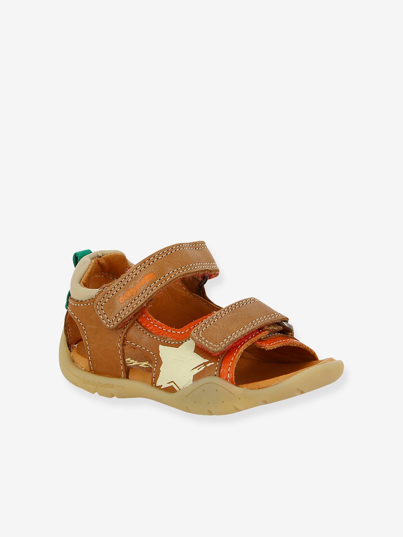 Sandales cuir bébé garçon Transat Babybotte® - camel, Chaussures