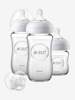 -Philips Avent Natural Flaschen-Set Glas für Neugeborene