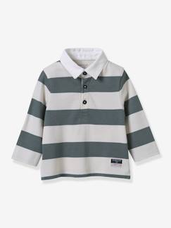 Bébé-T-shirt, sous-pull-T-shirt-Polo rugby bébé coton biologique