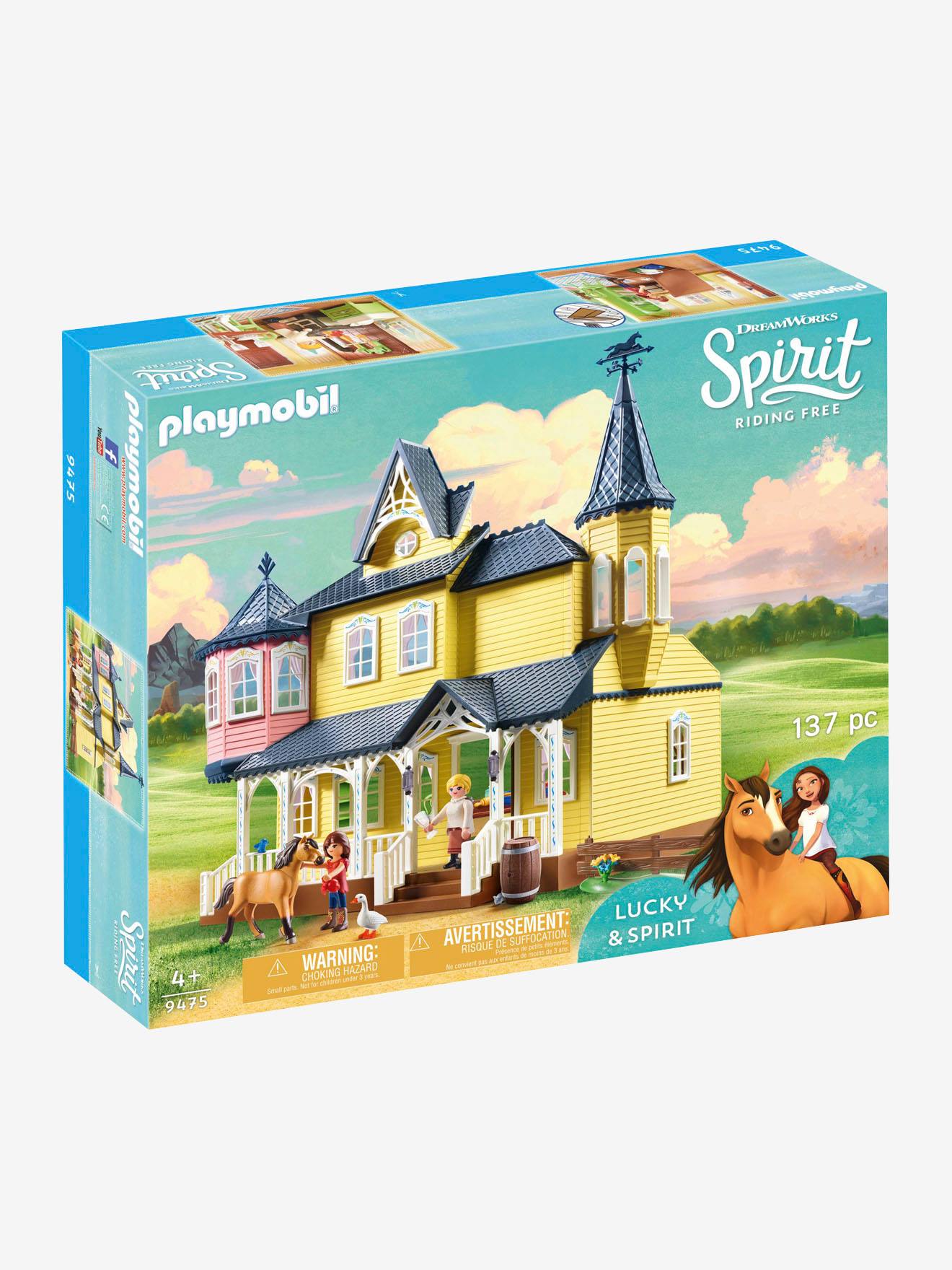 Playmobil Spirit 9475 Luckys Gluckliches Zuhause Mehrfarbig