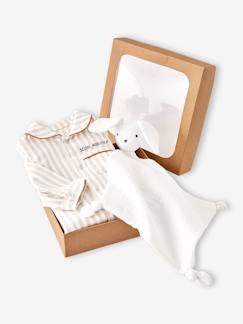 Baby-Set: Strampler & Schmusetuch, Flanell