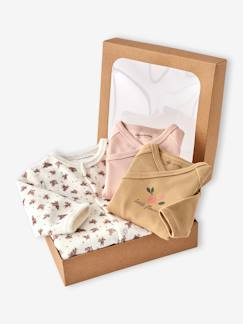 Baby-Body-Bio-Kollektion: Baby-Set aus Samt-Strampler & 2 Bodys