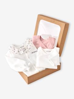 Bébé-Ensemble-Ensemble bébé fille pyjama body gilet coffret cadeau naissance